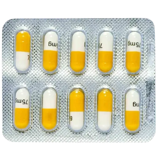 antiflu 75mg capsule 10's